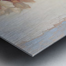 QFB 1063 – Delicate Wallflower Fresco Floral.jp Metal print