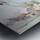 QFB 1055 – Delicate Wallflower Fresco Floral.jp Metal print