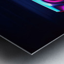 QPOP 0010B – Vapor Wave w background Metal print