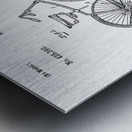 QVT 1050 – Vintage Patent Illustrations Bicycle Metal print