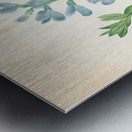 QVT 1085 – Vintage Floral Illustration French.j Metal print