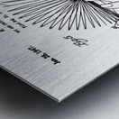 QVT 1061 – Vintage Patent Illustrations Slinky. Metal print