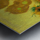 QCL 1201 – Sunflowers by Vincent Van Gogh Metal print