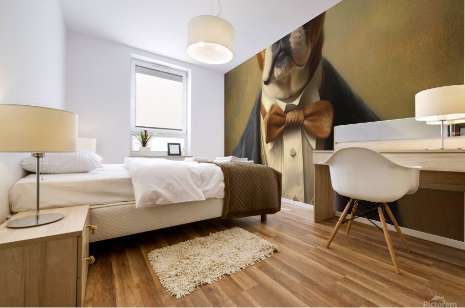 QAN 1010 – Classic Canine Pawtrait Boxer Mural print