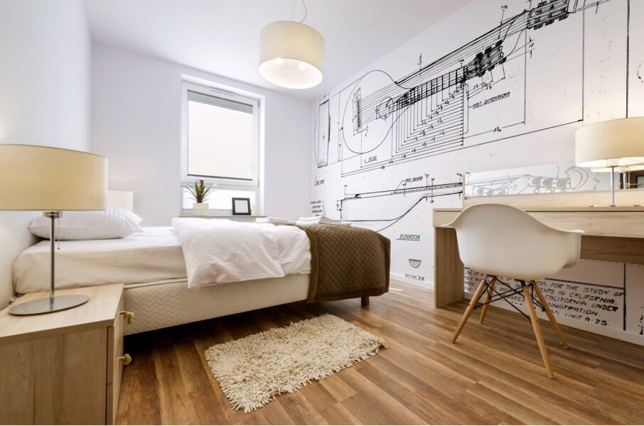 QVT 1053 – Vintage Patent Illustrations Swedish Mural print