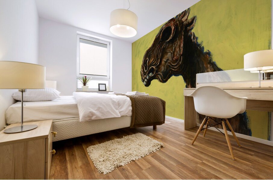 QCL 1067 – Apocalyptic horse by Albert Tucker.j Mural print