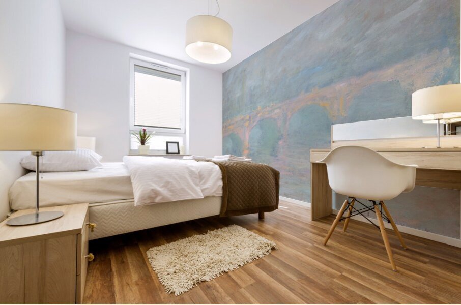 QCL 1140 – Waterloo Bridge London at Sunset by Mural print