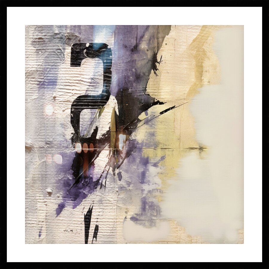 QAB 1120 – Typo Too Two to 2 Picture Frame print