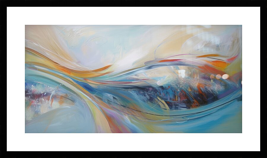 QAB 1110 – Coral Infusion Picture Frame print