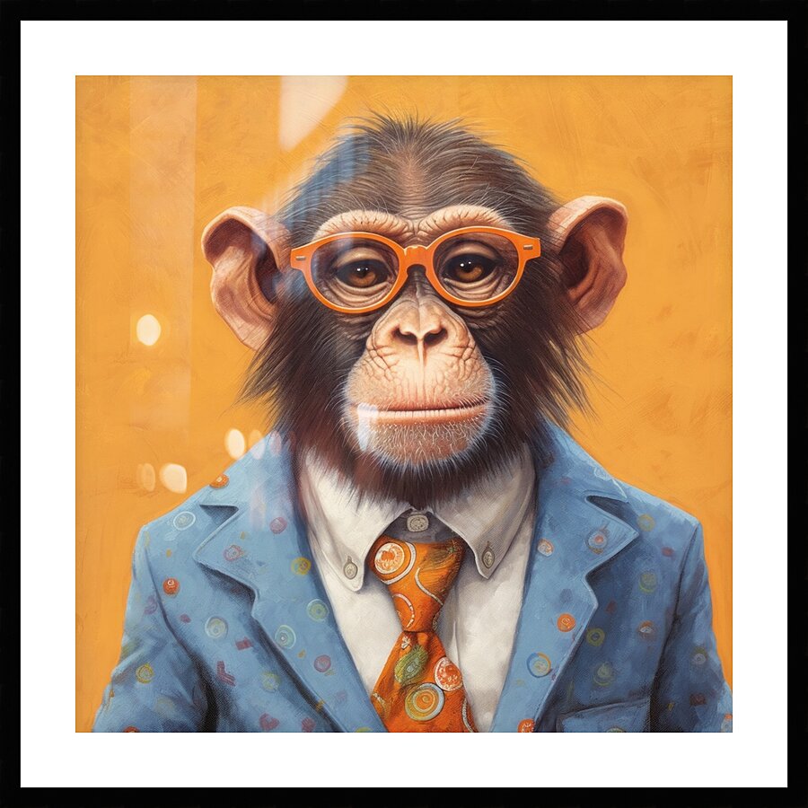 QAN 1021 – Monkey Business Picture Frame print