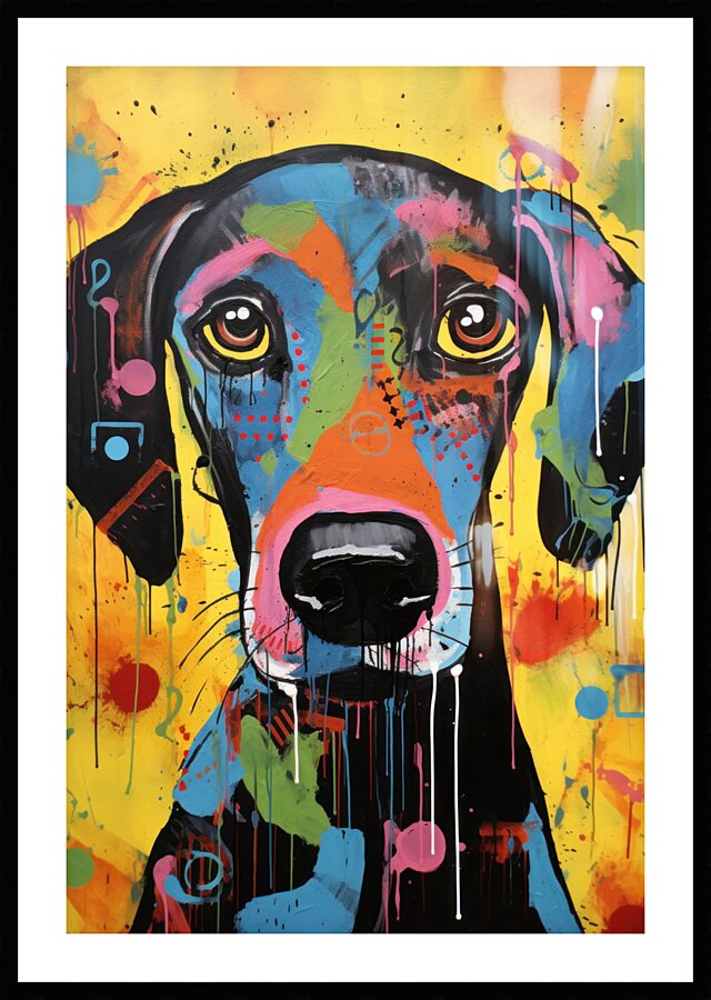 QAN 1086 – Hound Dog Picture Frame print