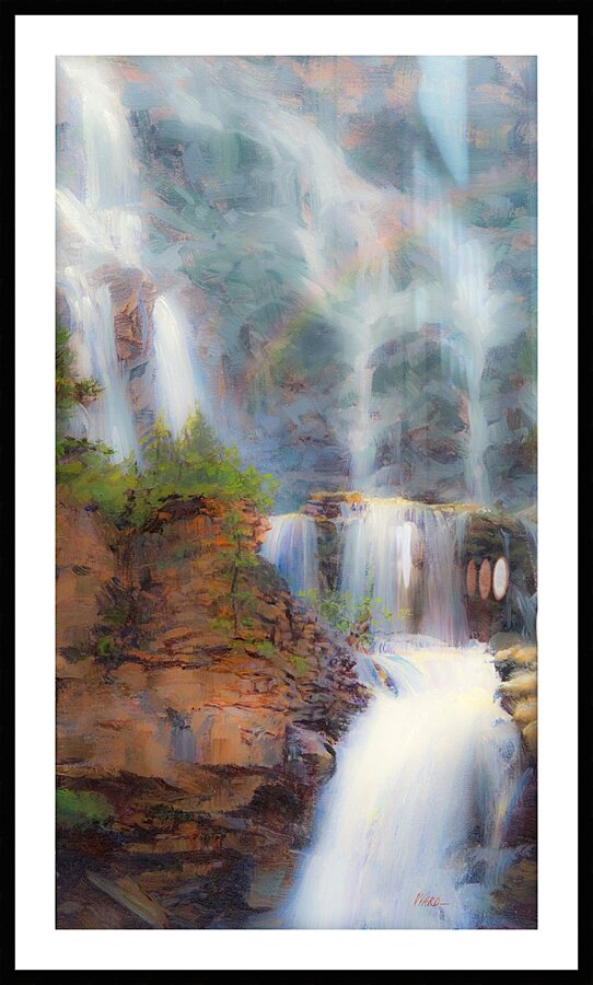 QLN 003 – Waterfall Picture Frame print