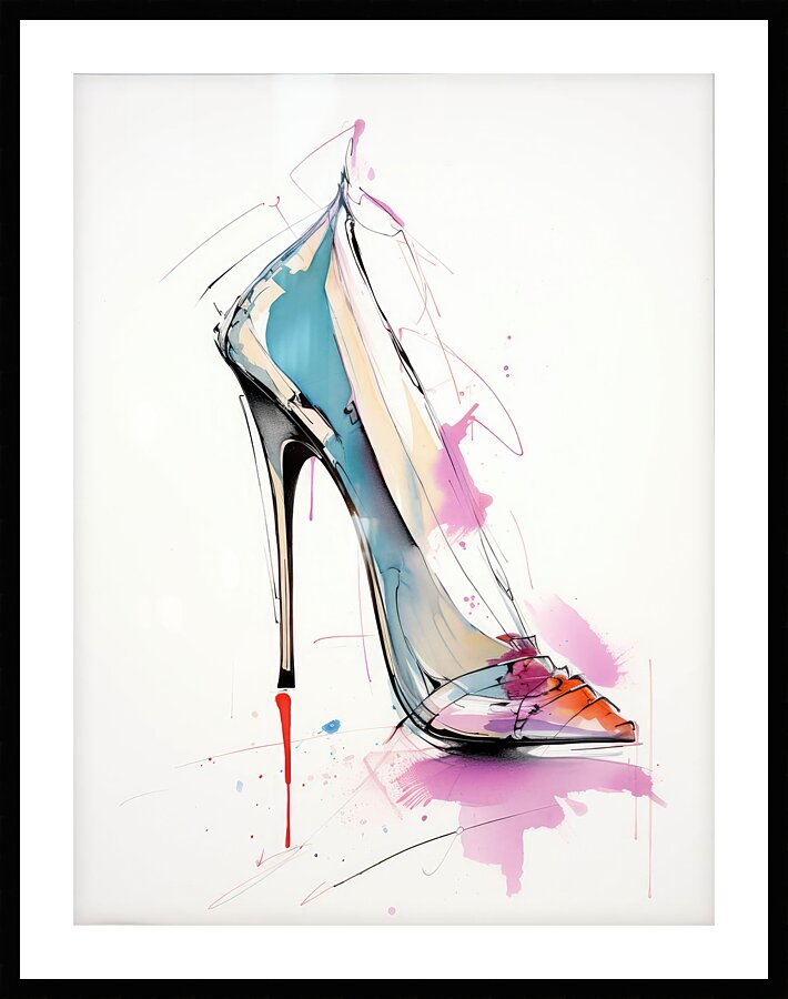 QGF 1055 – Regal Stiletto III Avant Garde Fashi Picture Frame print