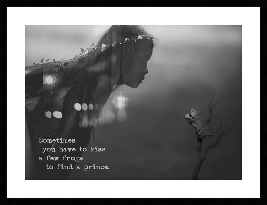 QTY 004b – Frog Prince Picture Frame print