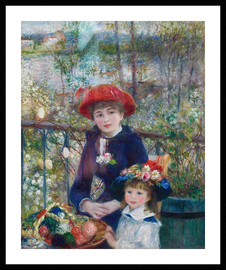 QCL 1044 – Two Sisters On the Terrace Picture Frame print