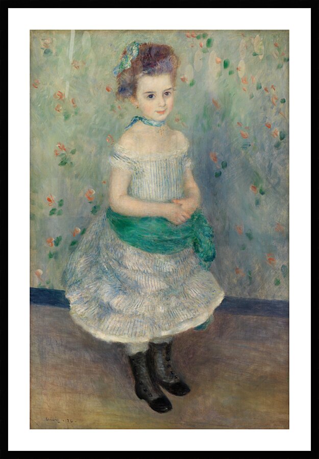 QCL 1041 – Portrait of Jeanne Durand Ruel by Pi Picture Frame print