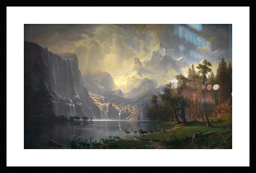 QCL 1081 – Among the Sierra Nevada Mountains  1 Picture Frame print