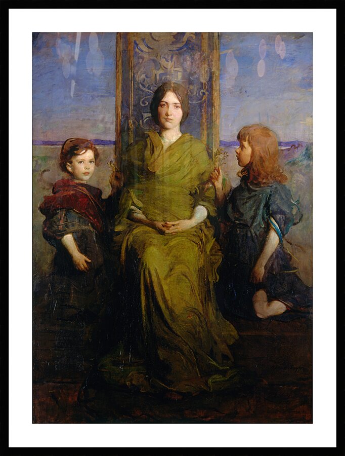 QCL 1063 – My Children Mary Gerald and Gladys T Picture Frame print