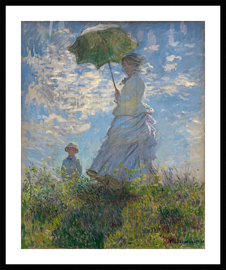 QCL 1133 – Claude Monet Woman with a Parasol.jp Picture Frame print