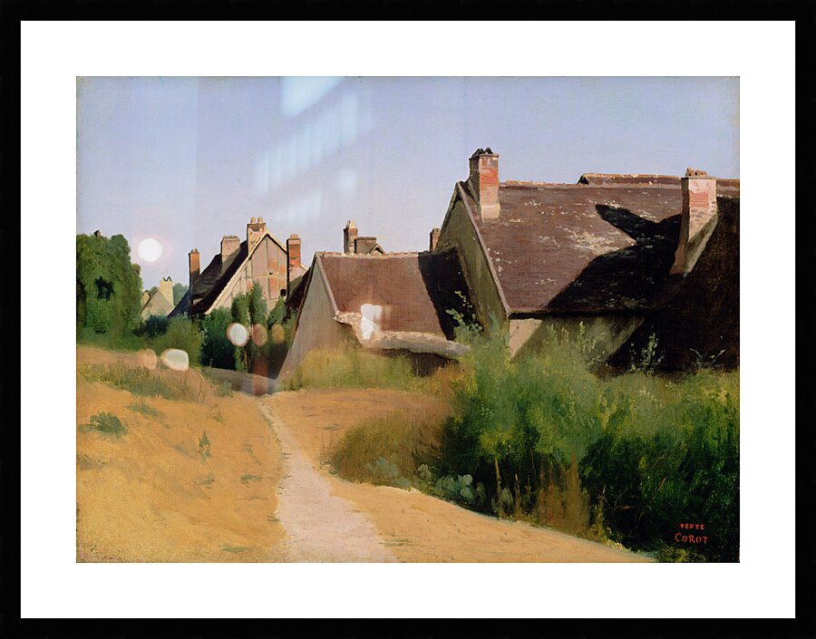 QCL 1097 – Houses near Orleans Maisons aux Envi Picture Frame print