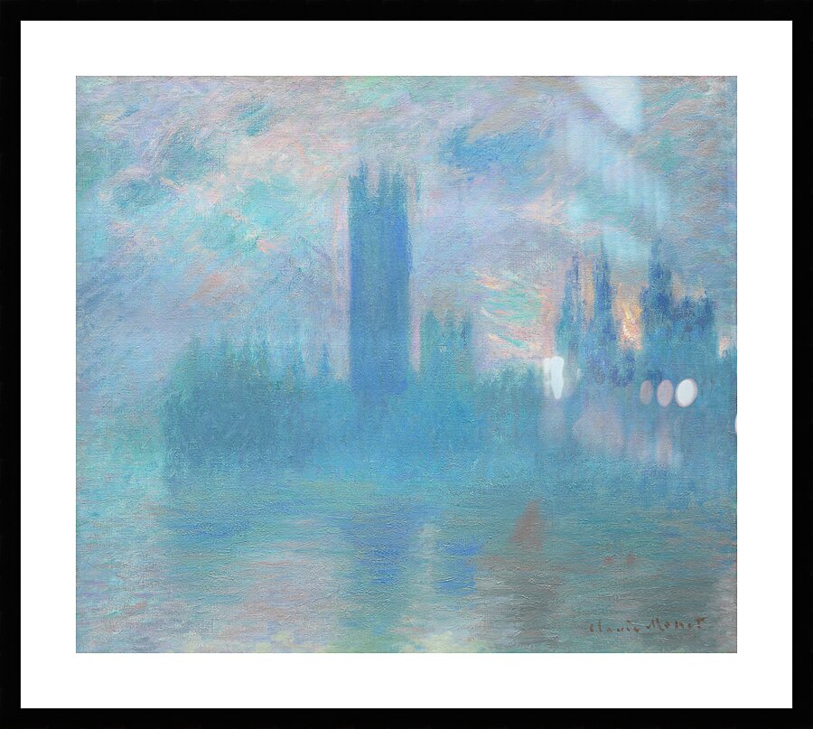 QCL 1175 – Houses of Parliament Effect of Fog b Picture Frame print