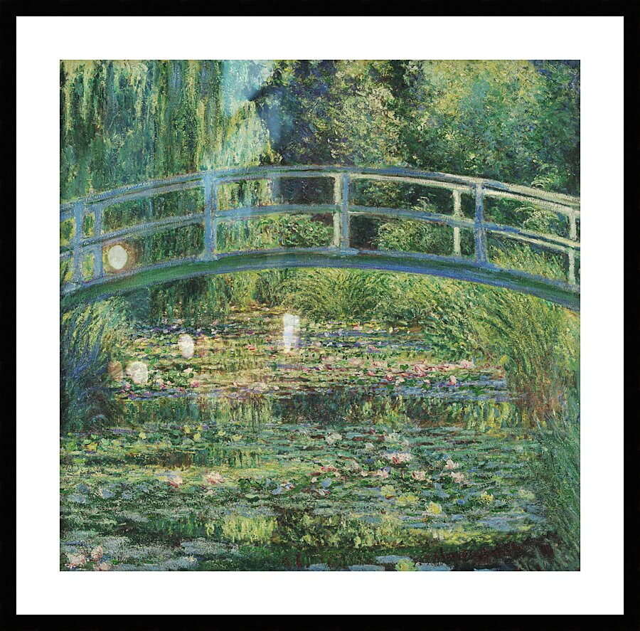 QCL 1171 – The Water Lily Pond by Claude Monet. Picture Frame print