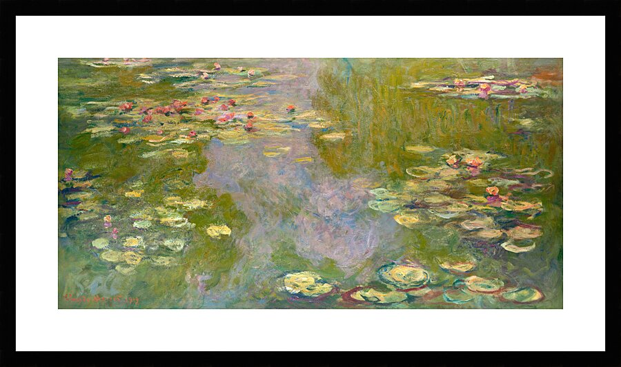 QCL 1164 – Water Lilies by Claude Monet Picture Frame print