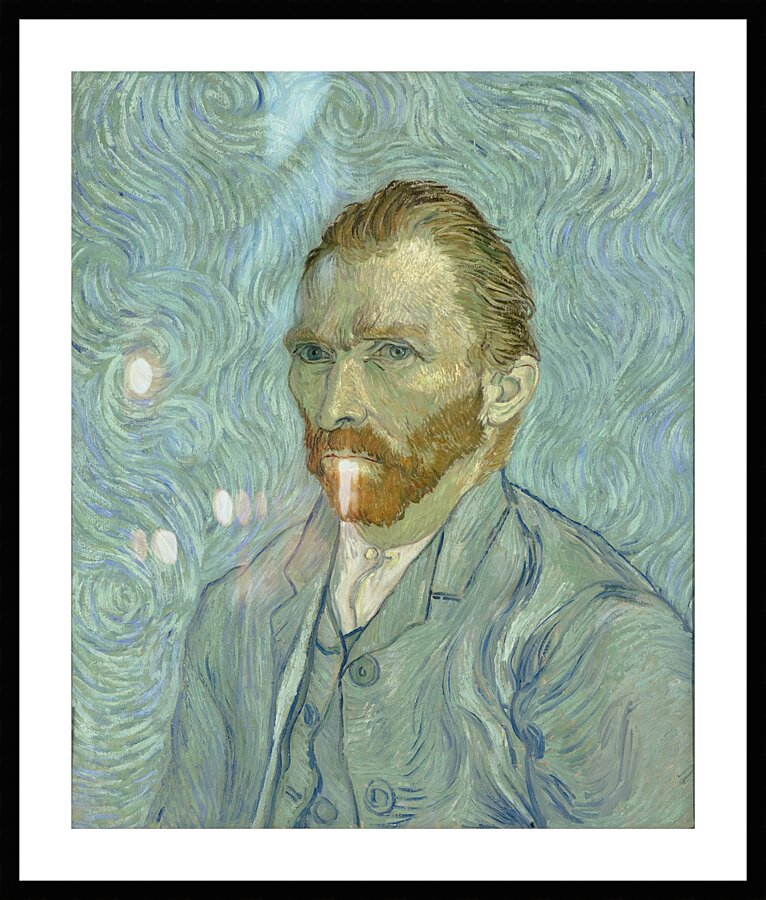 QCL 1189 – Self Portrait by Vincent Van Gogh.jp Picture Frame print