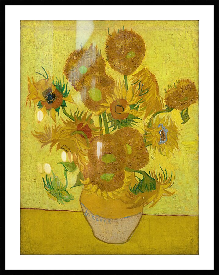 QCL 1201 – Sunflowers by Vincent Van Gogh Picture Frame print