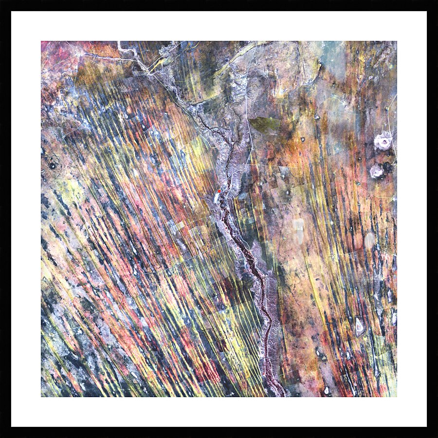 QEAA 003 – Earth As Art USGS Picture Frame print