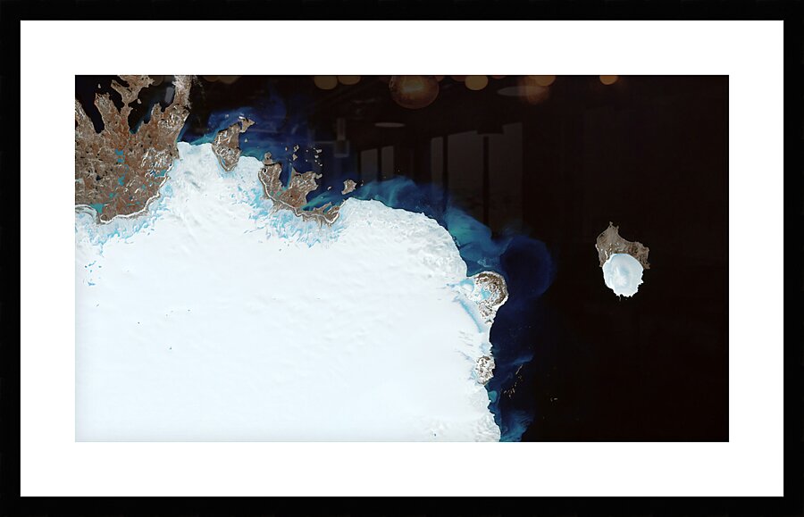 QEAA 007 – Earth As Art USGS Picture Frame print