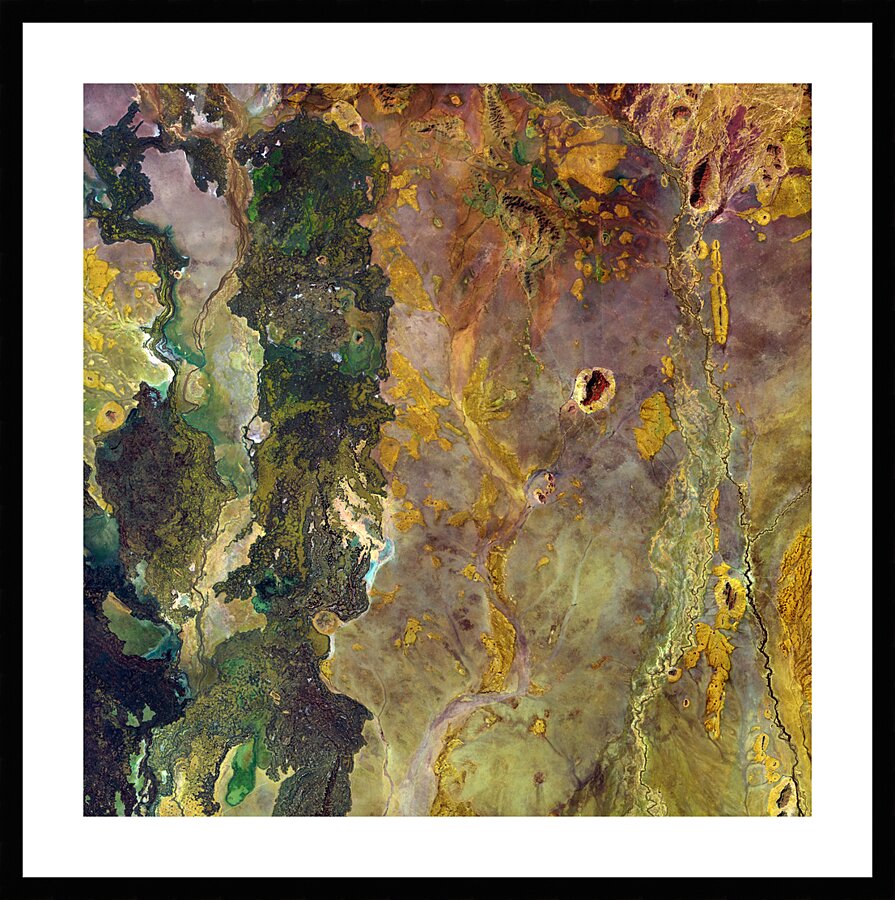 QEAA 040 – Earth As Art USGS Picture Frame print