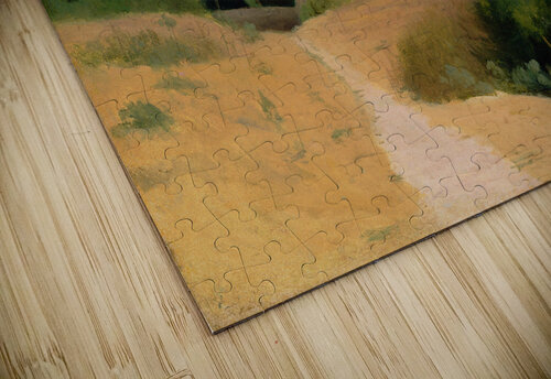 QCL 1097 – Houses near Orleans Maisons aux Envi Masterwork Reimagined puzzle