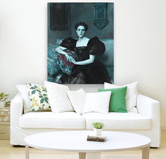 QAC 0016 – Ghostly Blue Red with Vampire teeth. Reproduction