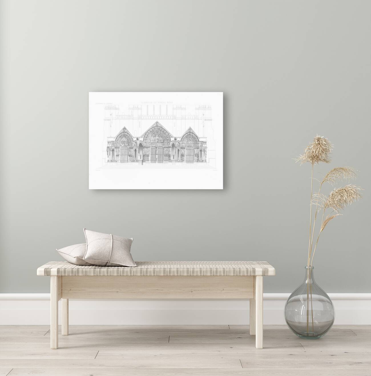 QVT 1125 – Vintage Monografie de la Cathedrale Reproduction