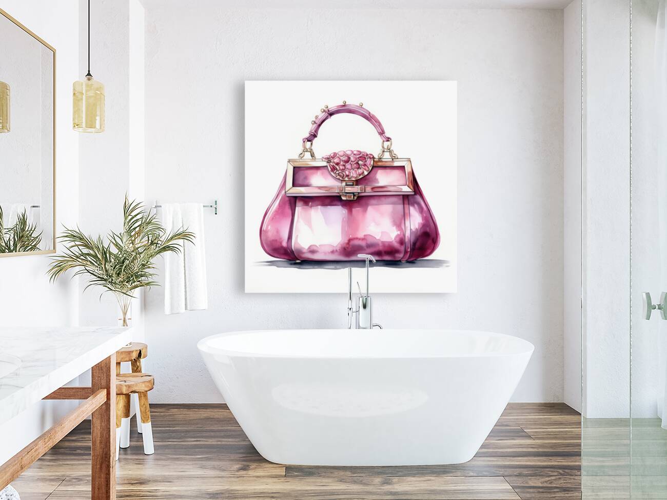 QGF 1022 – Fashion Illustration Hand Bag Reproduction