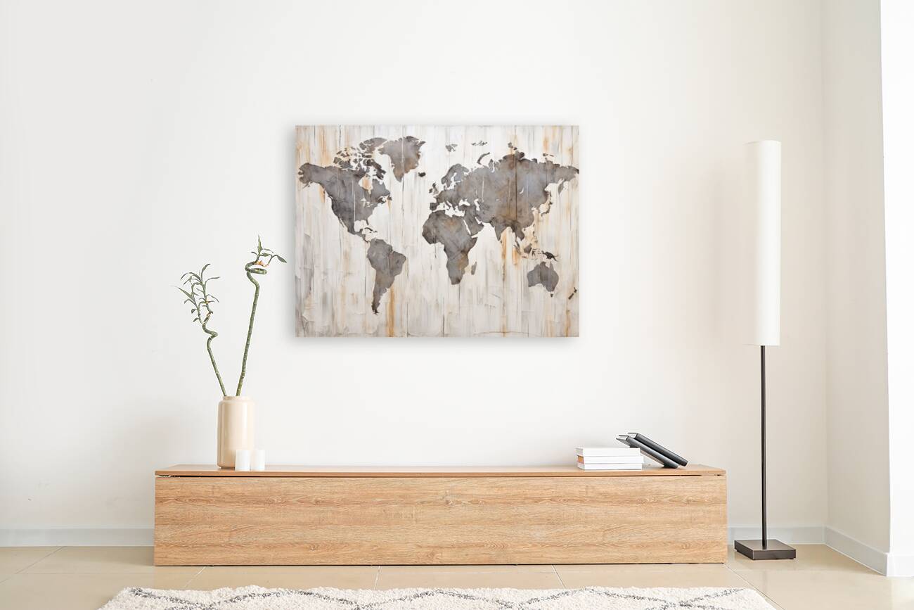 QMP 1007 – World Maps Continents Reproduction