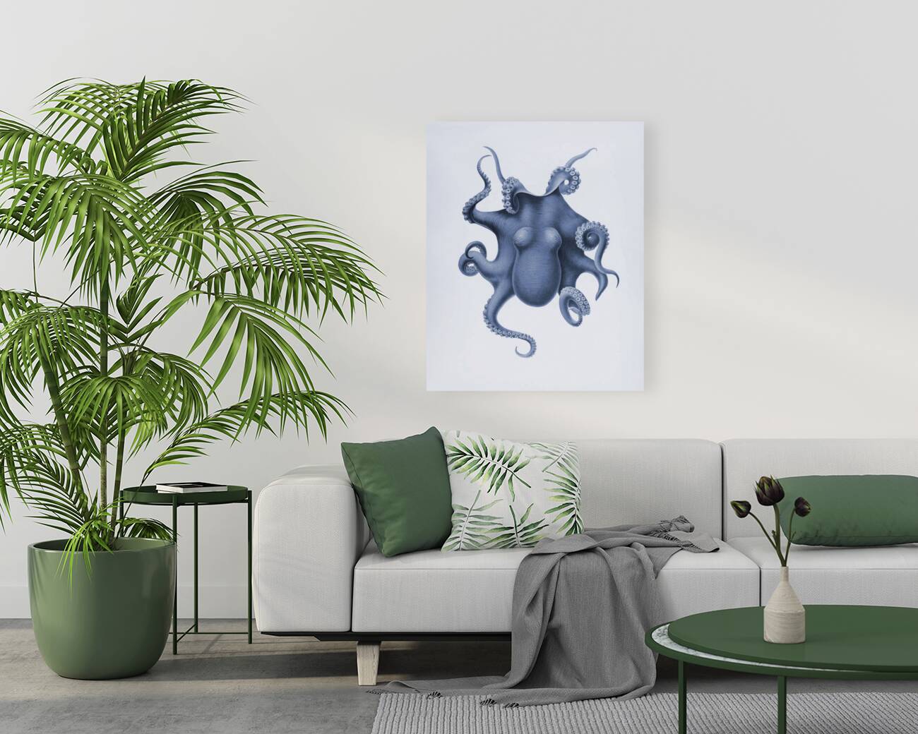 QVT 1030 – Vintage Octopus Illustration Reproduction