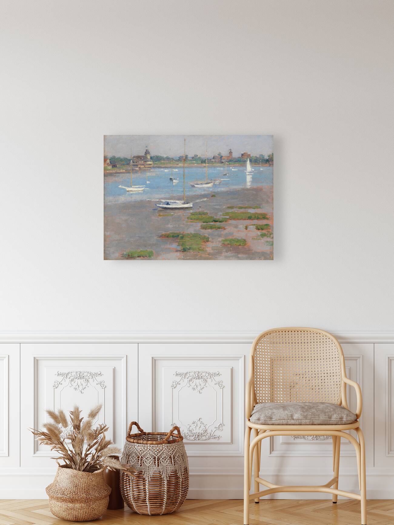 QCL 1092 – Low Tide Riverside Yacht Club 1894 b Reproduction