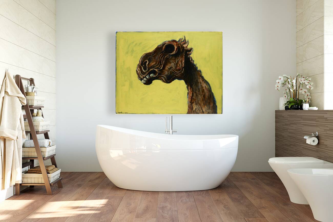 QCL 1067 – Apocalyptic horse by Albert Tucker.j Reproduction