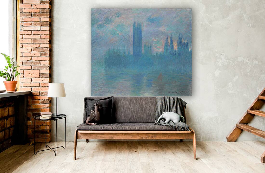 QCL 1175 – Houses of Parliament Effect of Fog b Reproduction