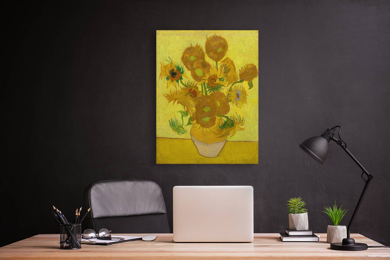 QCL 1201 – Sunflowers by Vincent Van Gogh Reproduction
