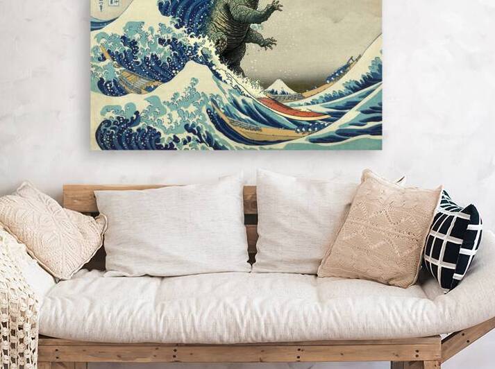 QAC 0064 – Godzilla Rides the Great Wave by Masterwork Reimagined