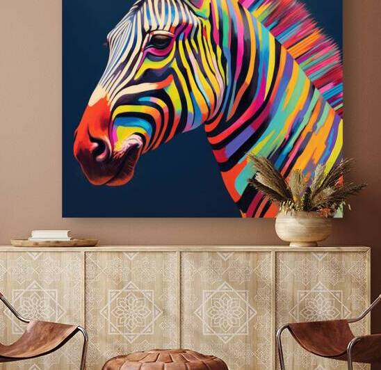 QAN 1006 – Technicolor Zebra II by Masterwork Reimagined