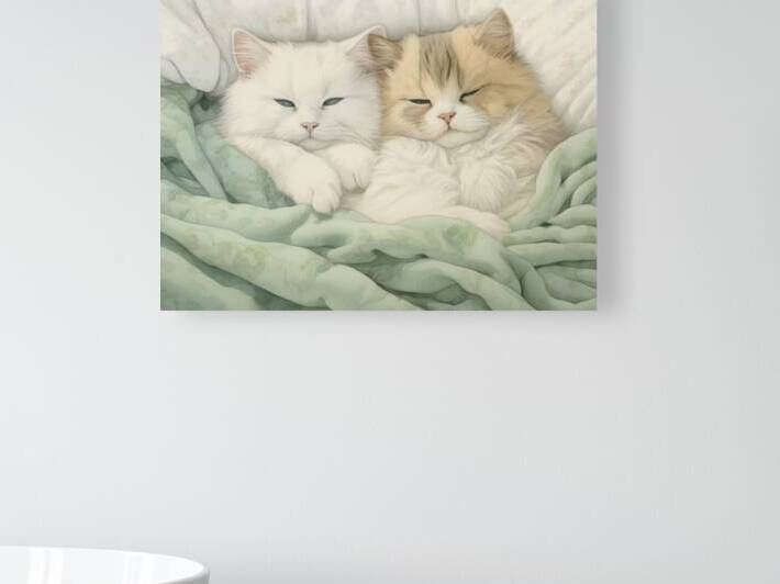 QAN 1040 – Sleepy Fluffy Purr Purr Purr by Masterwork Reimagined