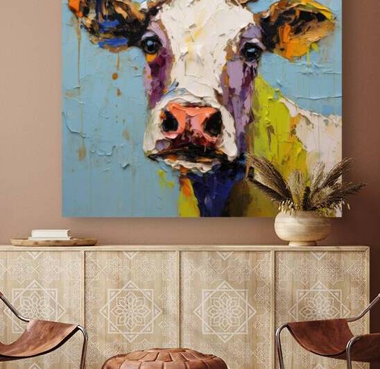 QAN 1073 – Impasto Farms Color Me Mooo by Masterwork Reimagined