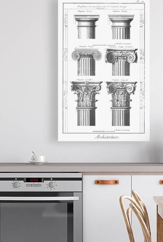 QVT 1122 – Vintage Architectural Etchings by Masterwork Reimagined