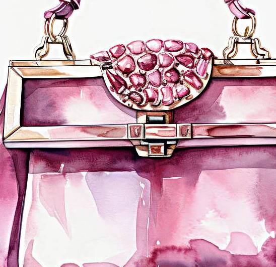 QGF 1022 – Fashion Illustration Hand Bag by Masterwork Reimagined