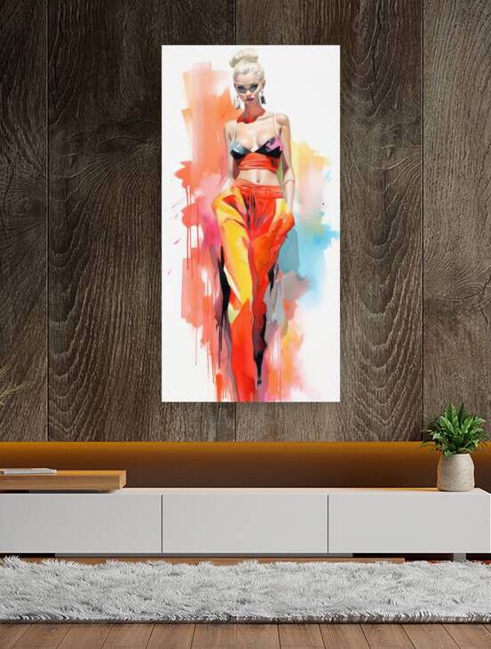 QGF 1029 – Watercolor Fashion Illustration Summ by Masterwork Reimagined