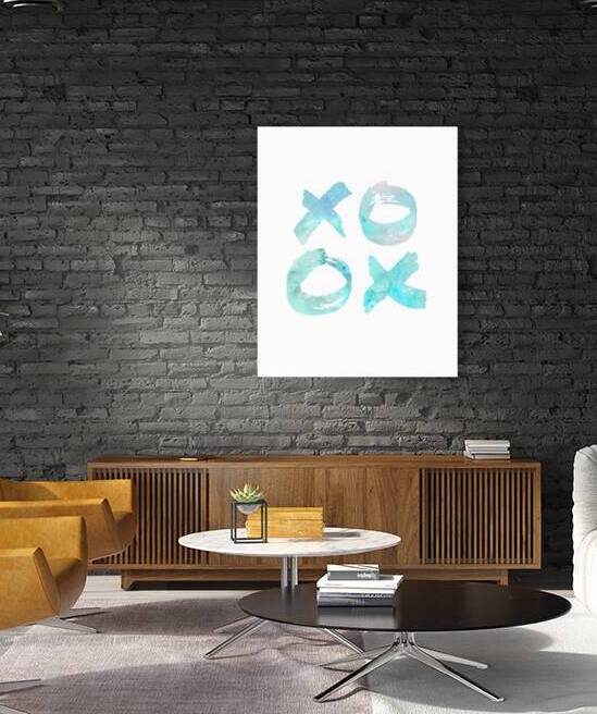 QGF 005 – xoxo watercolor by Masterwork Reimagined